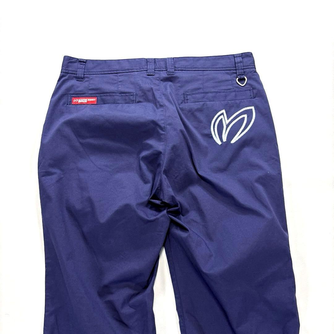 マスターバニーエディション　5/L ロングパンツ　春夏　パープル系　バックロゴ
