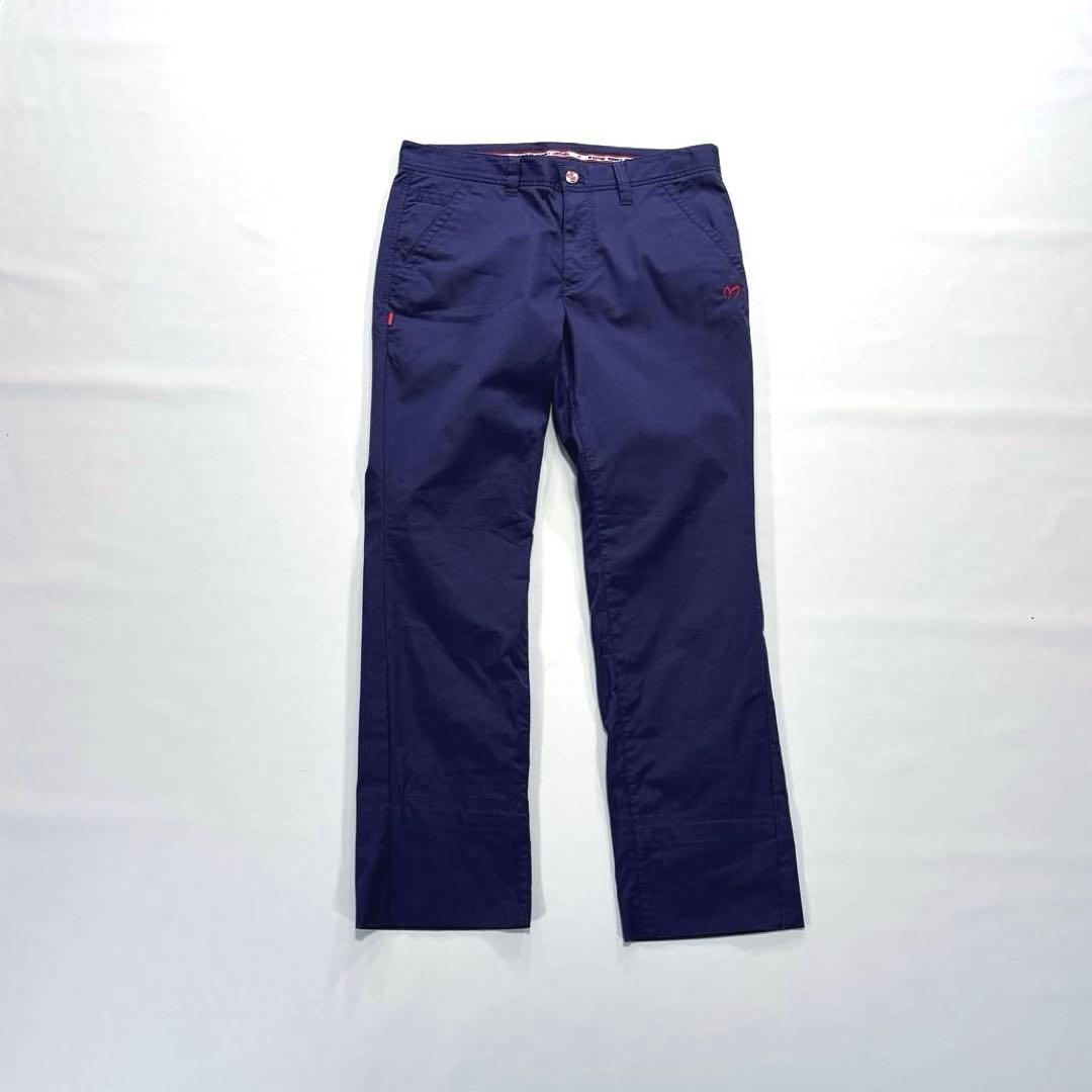 マスターバニーエディション　5/L ロングパンツ　春夏　パープル系　バックロゴ