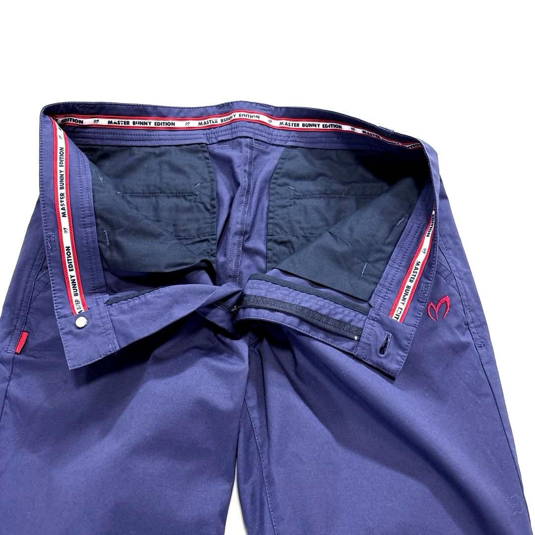 マスターバニーエディション　5/L ロングパンツ　春夏　パープル系　バックロゴ
