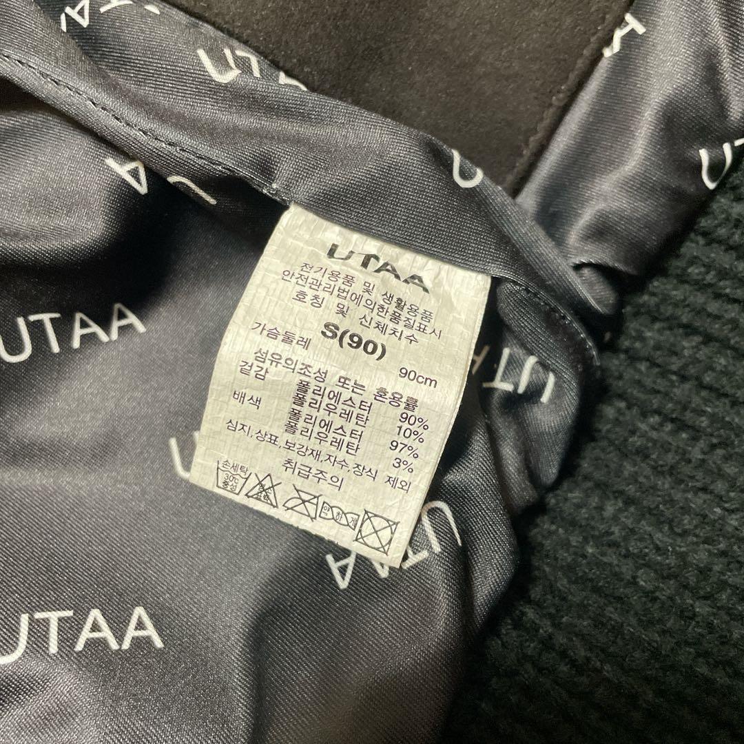 【新品・タグ付き】UTAA ユタ ブラックファーベスト ジャケット