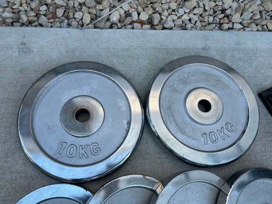 ファイティングロード　 プレートラック　他プレートなど　計55kg 28mm