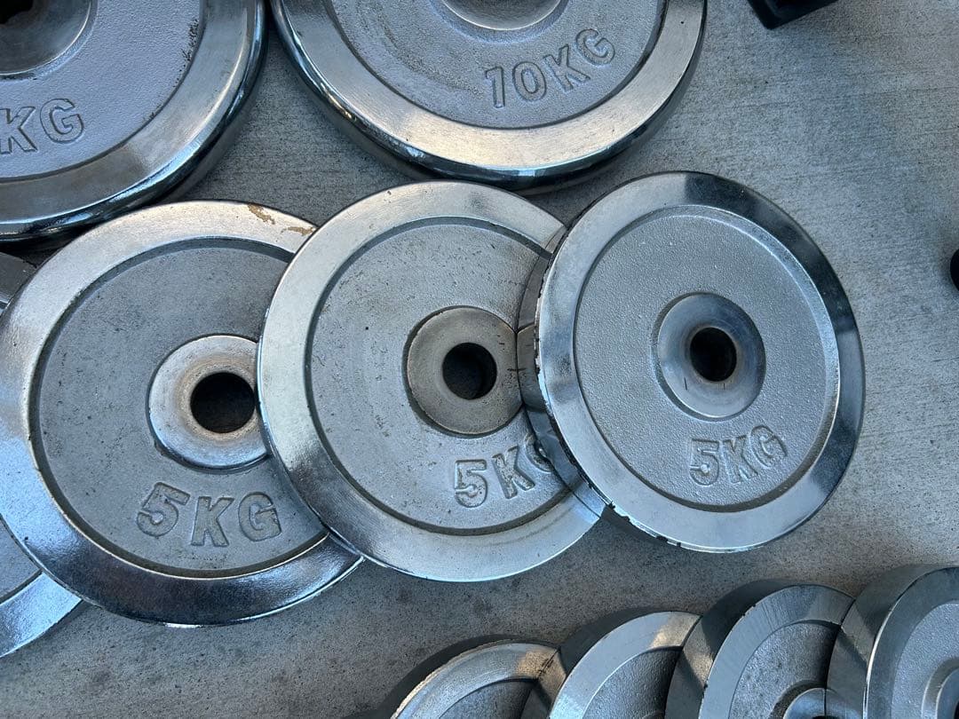 ファイティングロード　 プレートラック　他プレートなど　計55kg 28mm