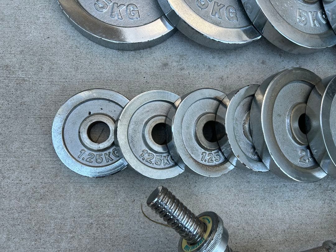 ファイティングロード　 プレートラック　他プレートなど　計55kg 28mm