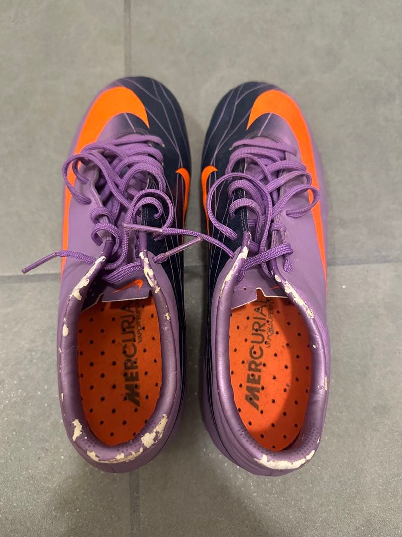 Nike Mercurial サッカーシューズ 紫/オレンジ