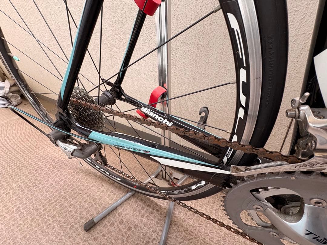 【要メンテナンス】Bianchi Vertigo ロードバイク