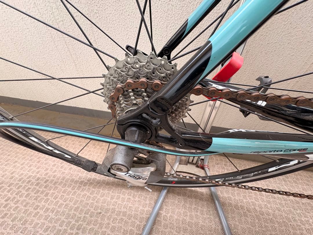 【要メンテナンス】Bianchi Vertigo ロードバイク