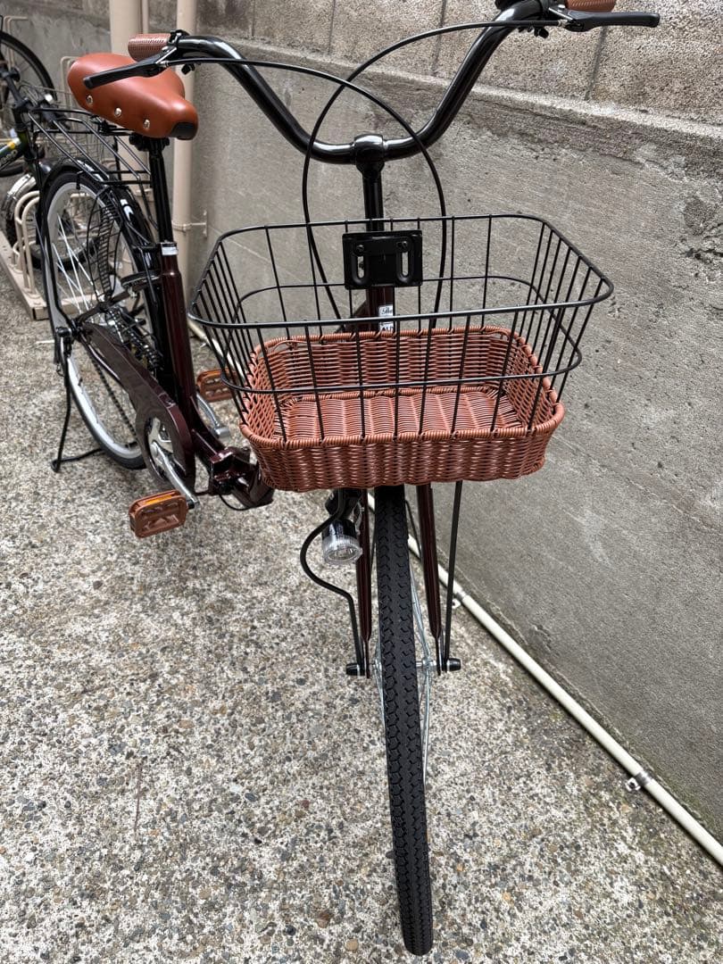 【引取希望】シティサイクル 26インチ カゴ・鍵・ライト付き 自転車 ママチャリ