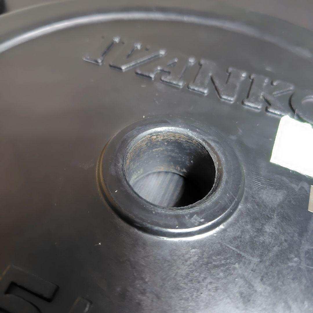 IVANKO 5kg 4枚 ラバーダンベルプレート ② 28mm イヴァンコ