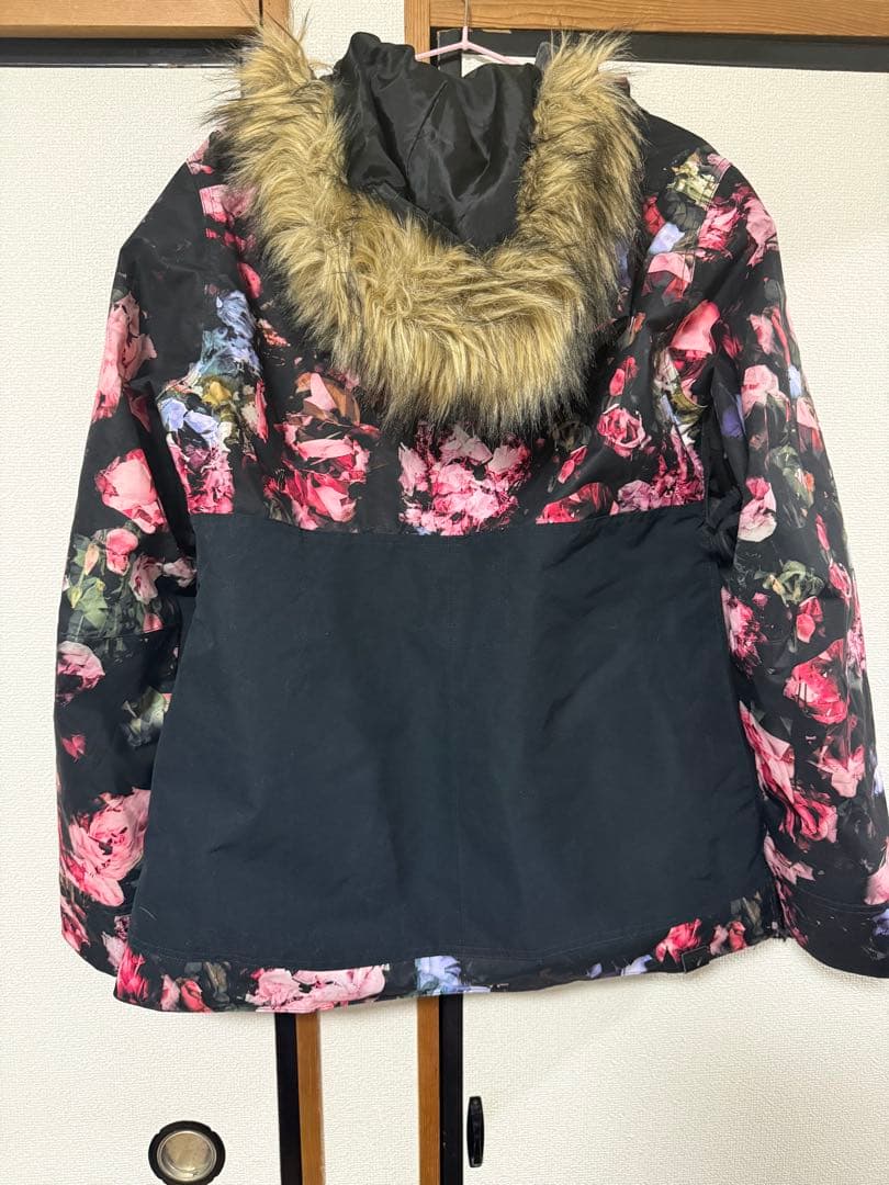 ROXY 花柄 スノーボードジャケット レディース L 美品