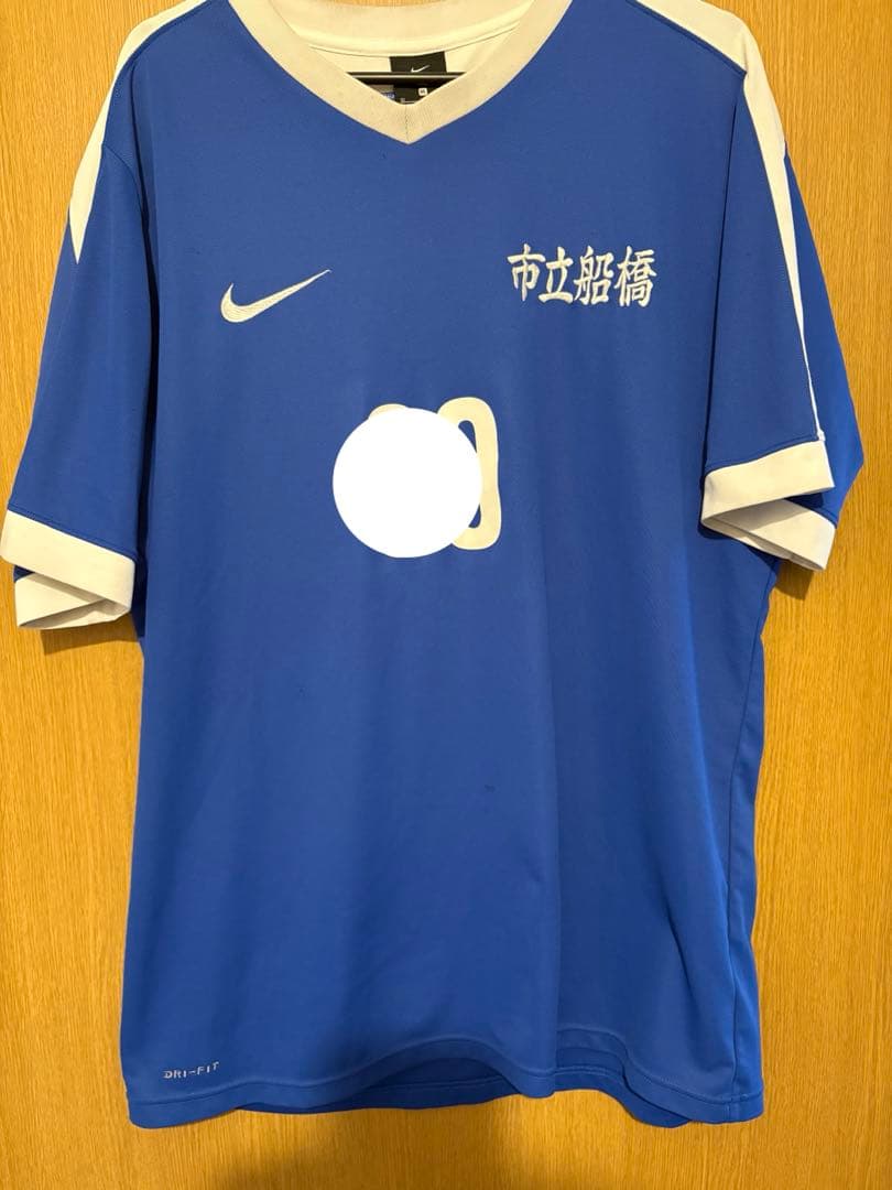 Nike サッカーシャツ 青 市立船橋高校　ichifuna