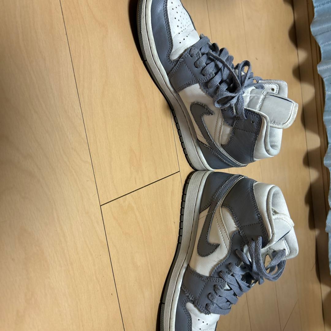 Air Jordan ホワイト×グレー 美品 クラシックデザイン(24 cm )