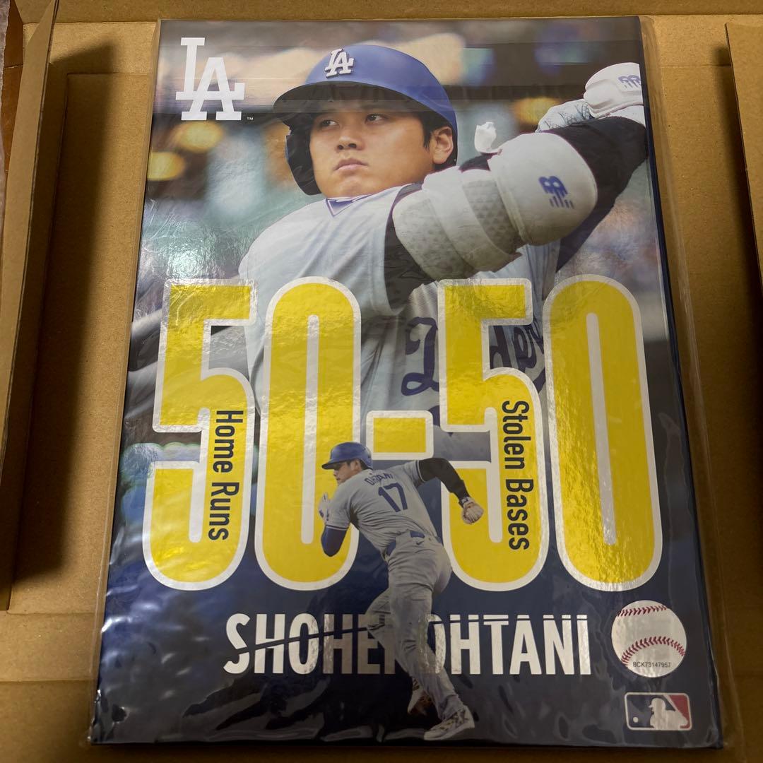 大谷翔平　MLB　50-50記念切手プレミアムフレームセット