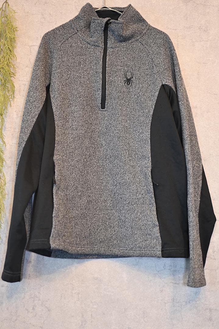 スキー Spyder Knit Panel Half Zip Pullover