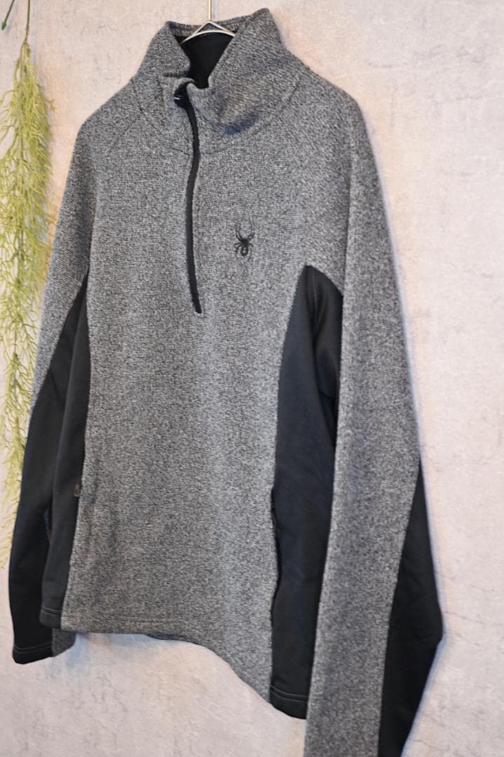 スキー Spyder Knit Panel Half Zip Pullover