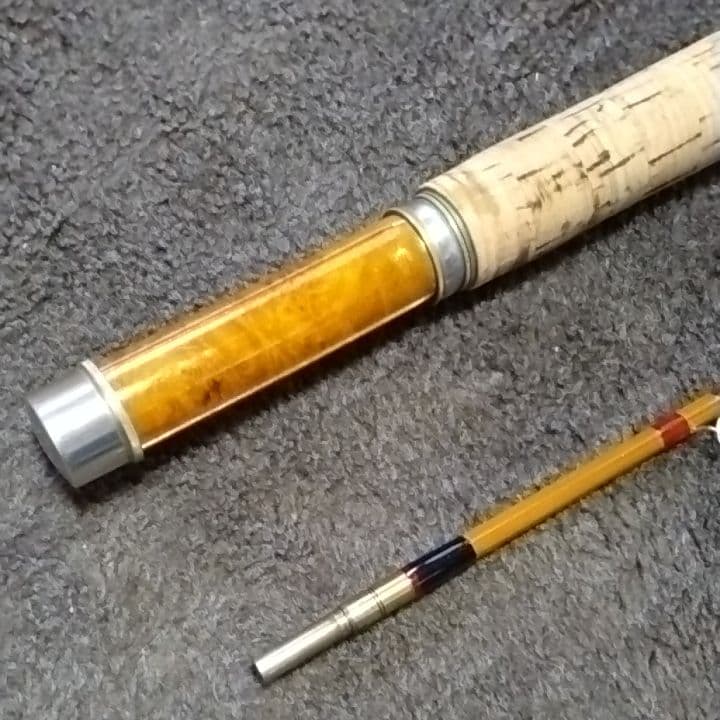 ピアレスリール & バンブーロッド
