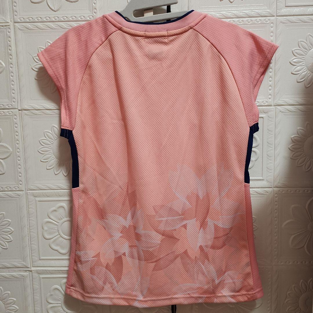 YONEX ピンク 花柄 シャツ L
