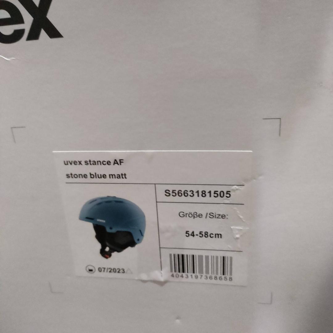 新品 uvex スキー スノーボード ヘルメット stance ダイヤル式調整