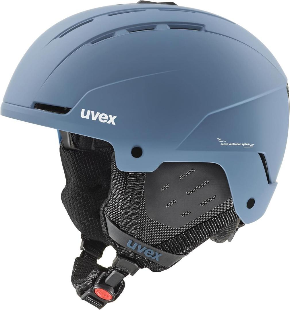 新品 uvex スキー スノーボード ヘルメット stance ダイヤル式調整