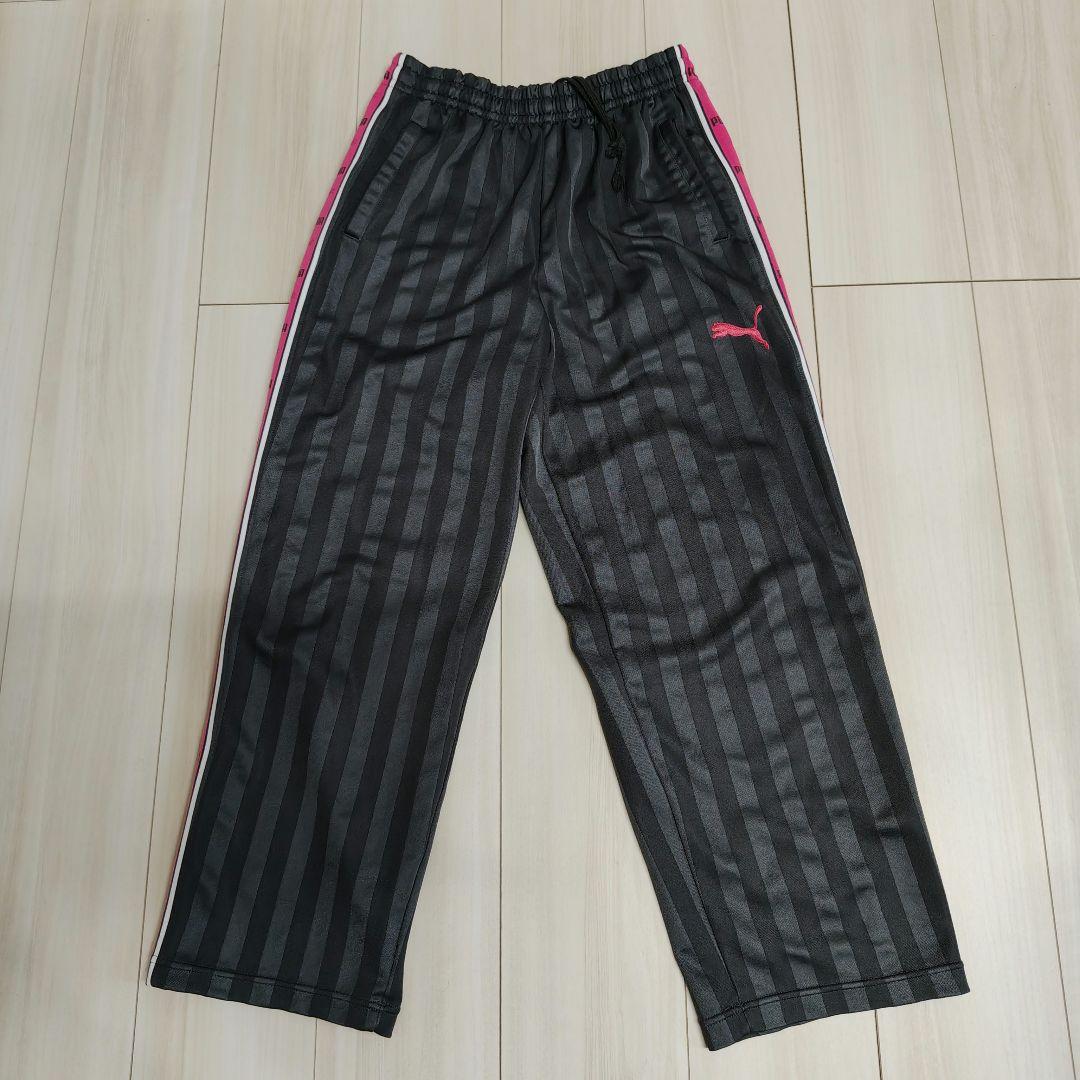 PUMA プージャ ジャージ上下セット グレー×ピンク