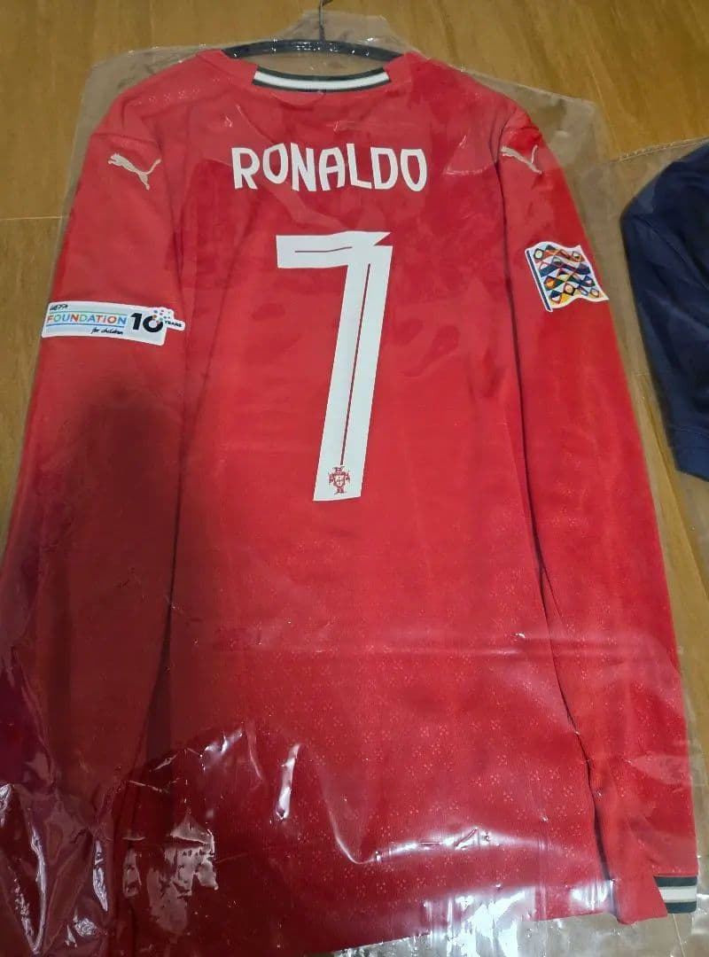 ポルトガル代表 RONALDO 7 シャツ L 長袖 貴重