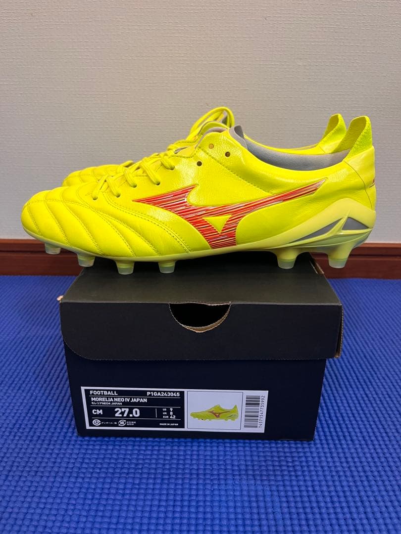 新品未使用　Mizuno MORELIA NEO 4 JAPAN 27.0cm