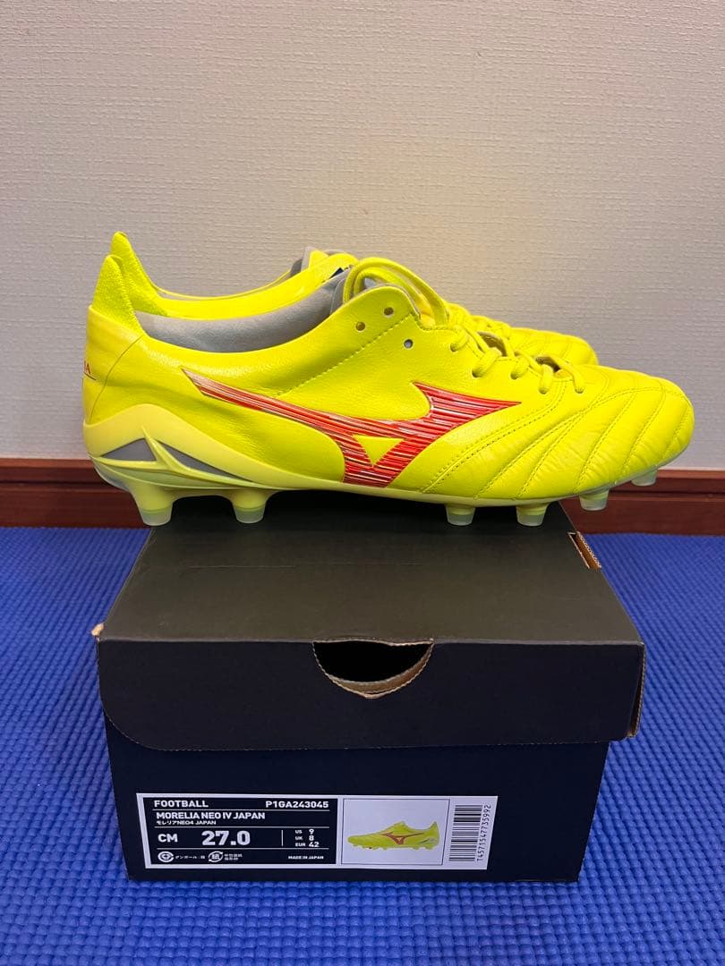 新品未使用　Mizuno MORELIA NEO 4 JAPAN 27.0cm