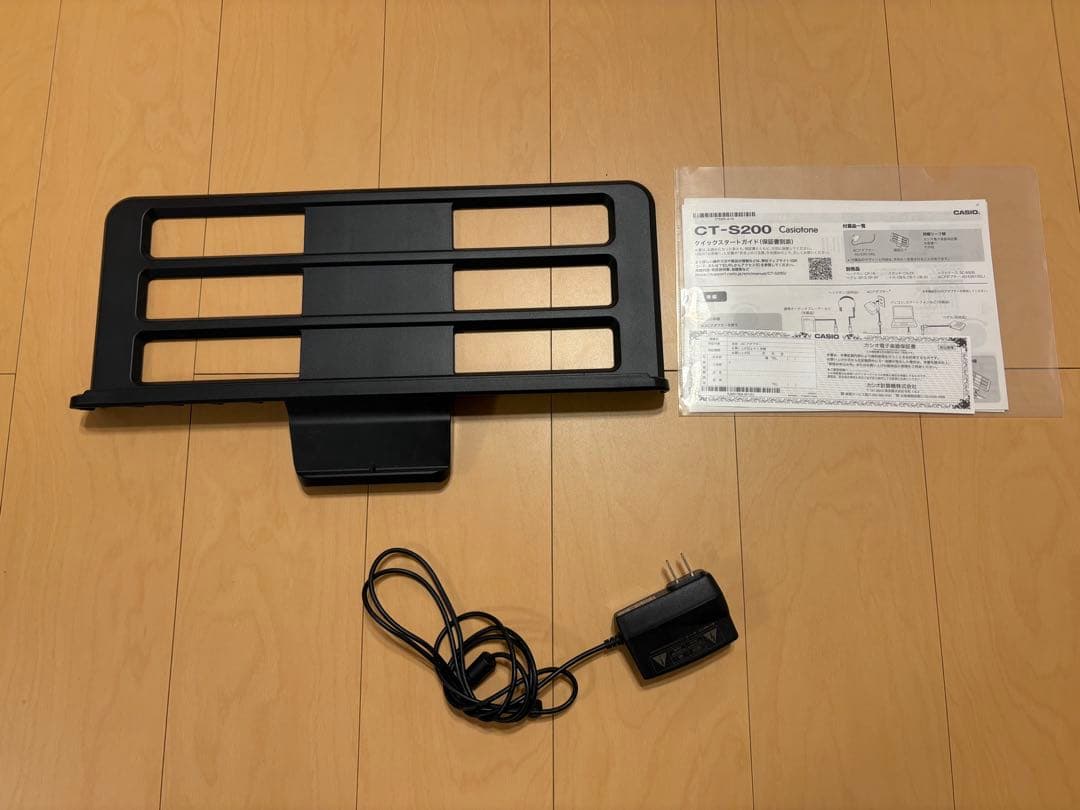 カシオトーン Casiotone CT-S200電子キーボード 61鍵盤　黒