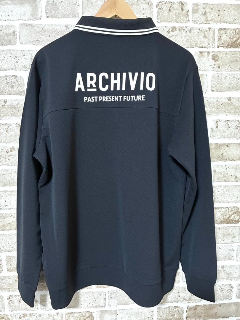 【早い者勝ち✨】新品 アルチビオ メンズ 長袖 ポロシャツ サイズ50 ブラック