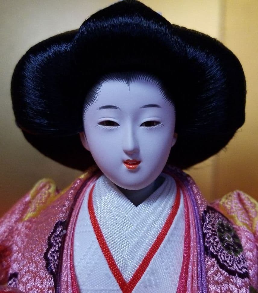 雛人形　三人官女　コンパクト