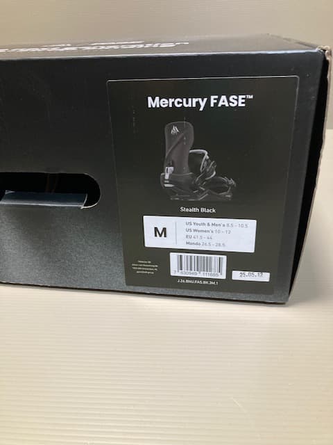 スキー・スノーボードアクセサリー Jones Mercury FASE M Stealth Black