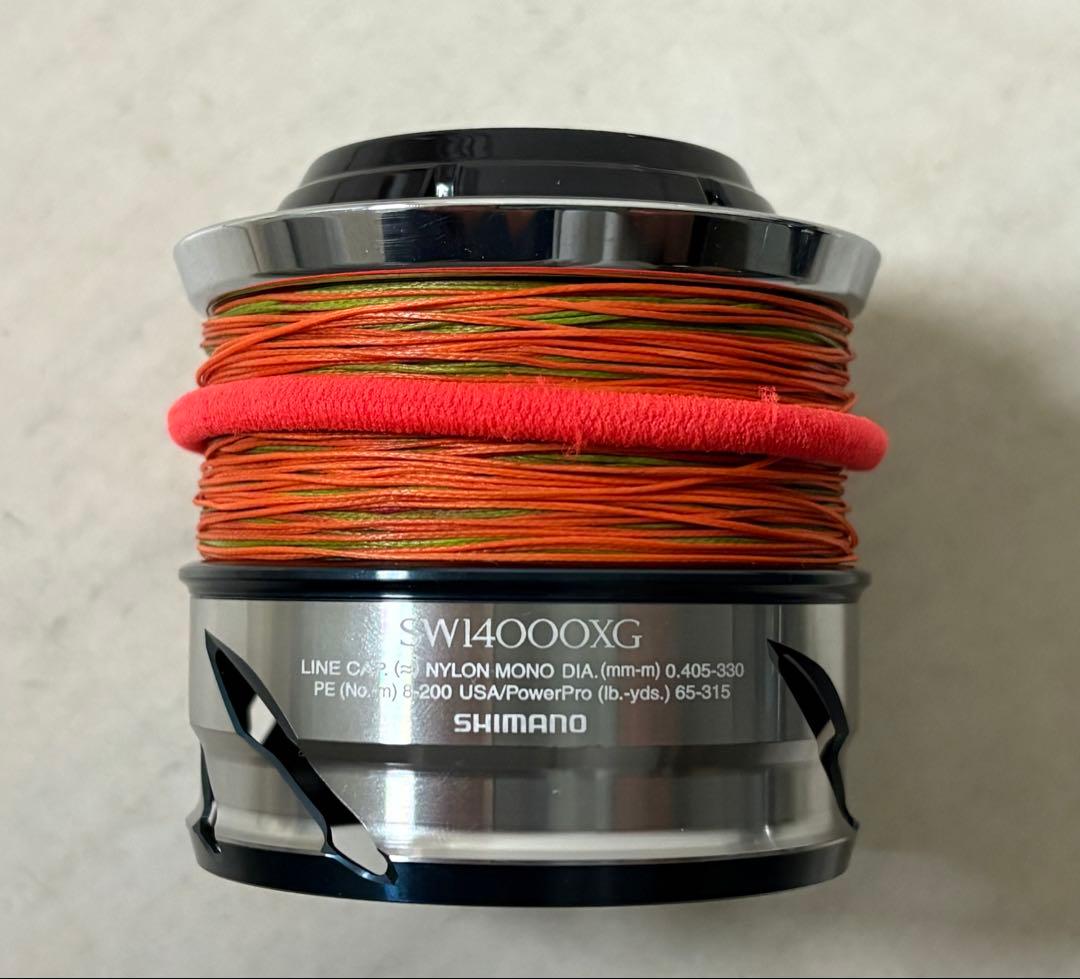 シマノ　ツインパワーSW 10000HG スプール14000XG 新品ライン付