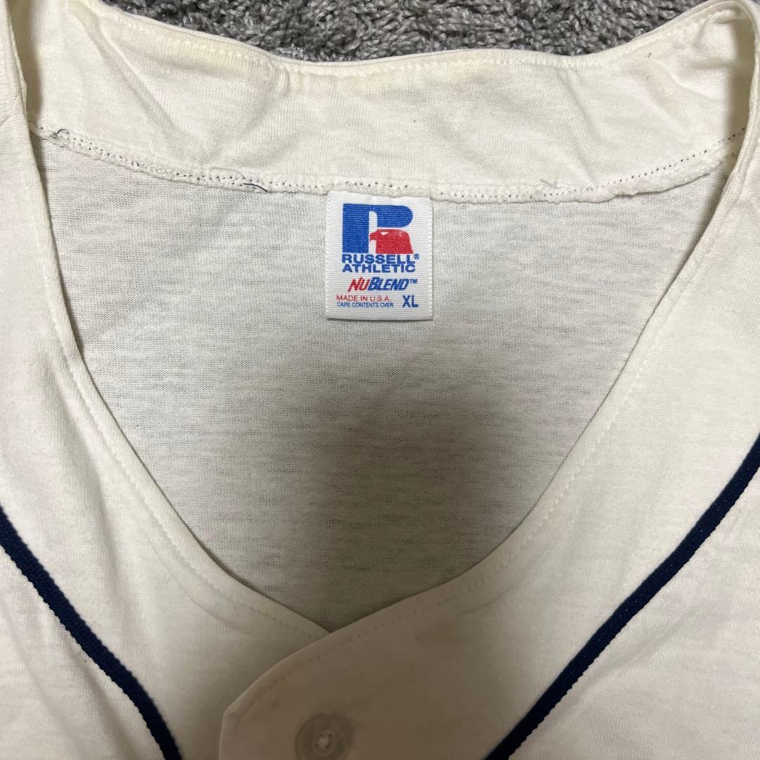 90s USA製　ラッセル　ベースボール　ウェア　Tシャツ　ユニフォーム