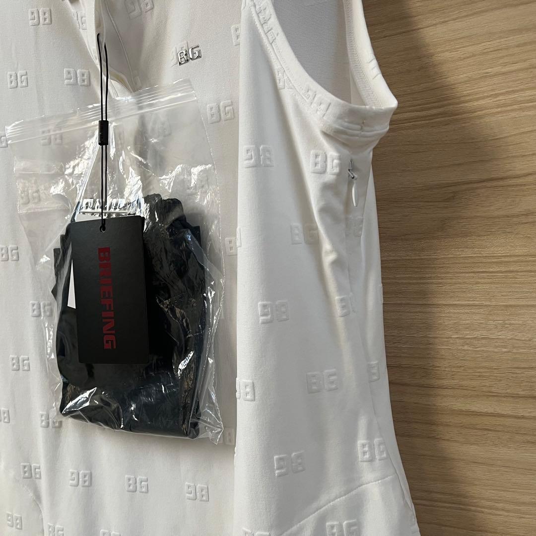 新品★38,500円 L BRIEFINGゴルフ ワンピース ノースリーブポロ