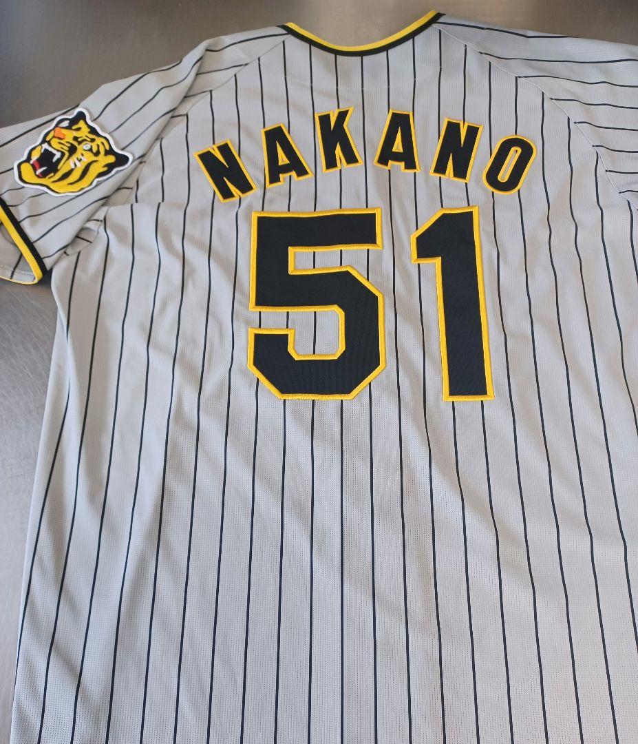 阪神タイガース 中野拓夢 ビジター ユニフォーム Oサイズ