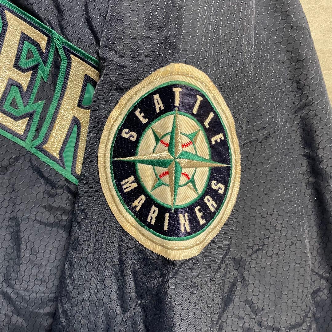 MLB メジャーリーグ　シアトルマリナーズ　ジャンパー　刺繍　古着　USA M