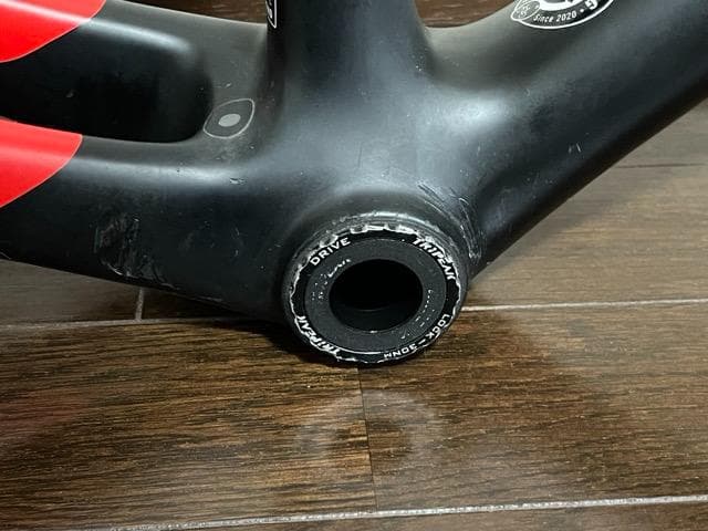 wilier zerosl size sフレームブラック/レッドセラミックBB付