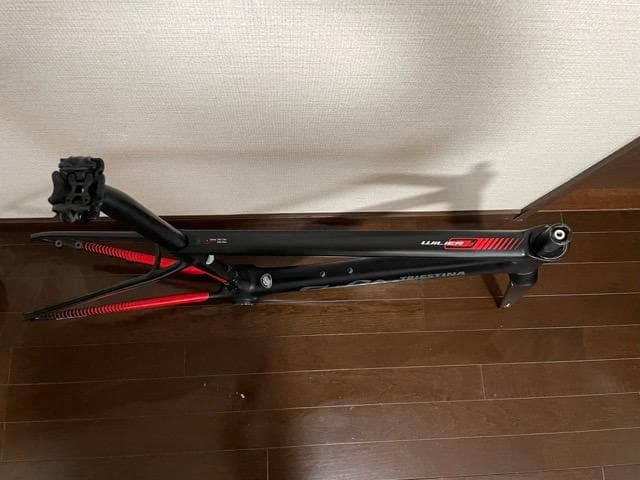 wilier zerosl size sフレームブラック/レッドセラミックBB付