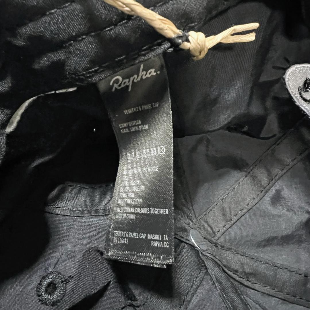 新品 Rapha 特別限定版 テッカーズ 6 パネル キャップ ブラック