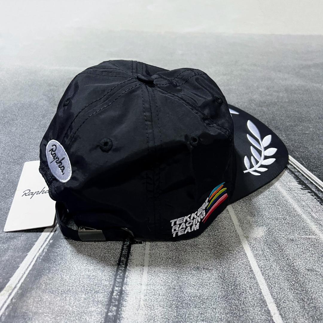 新品 Rapha 特別限定版 テッカーズ 6 パネル キャップ ブラック