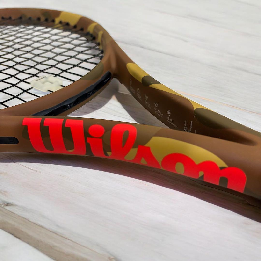 【人気カモ柄】Wilson BURN100LS 錦織圭 硬式用 ラケット テニス