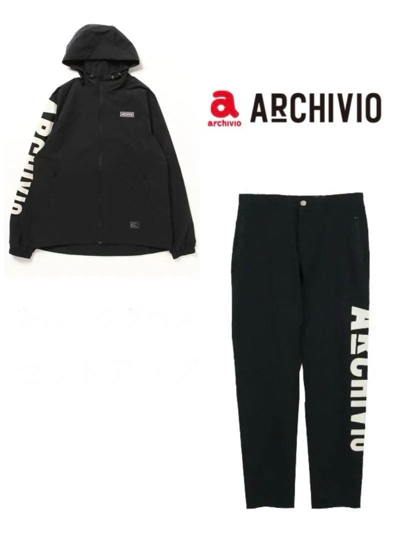 【新品】ARCHIVIO 撥水フルジップパーカー&パンツ セットアップ