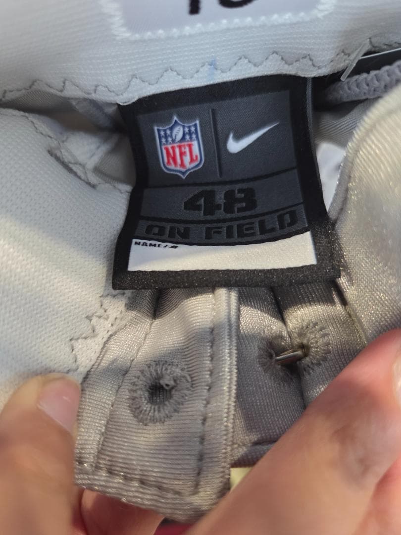 NIKE NFL ゲームパンツ グレー ネイビー 48 ON FIELD