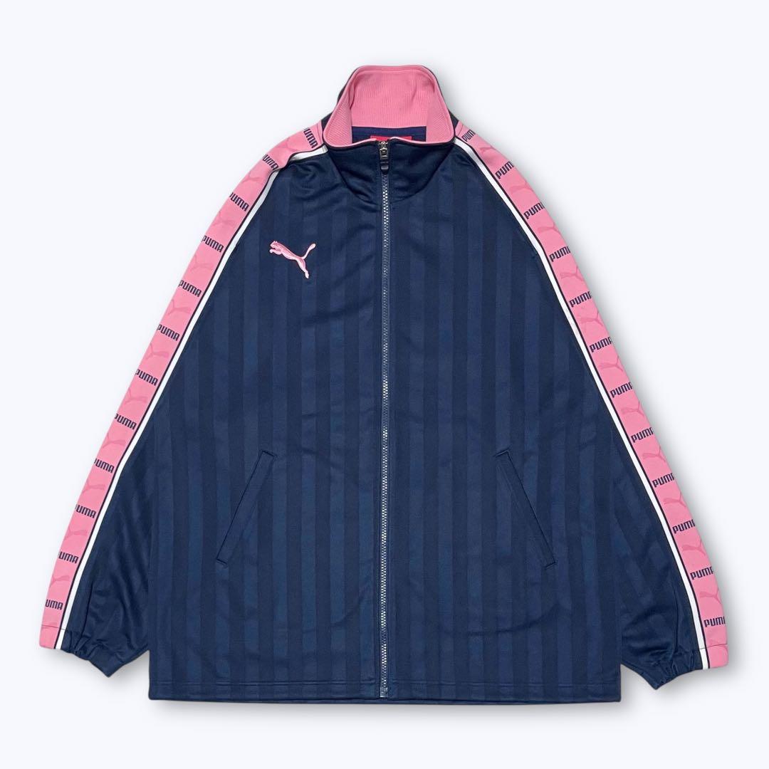 PUMA ジャージ 上下セット 3点セット 紺ピンク Y2K メンズ S-M