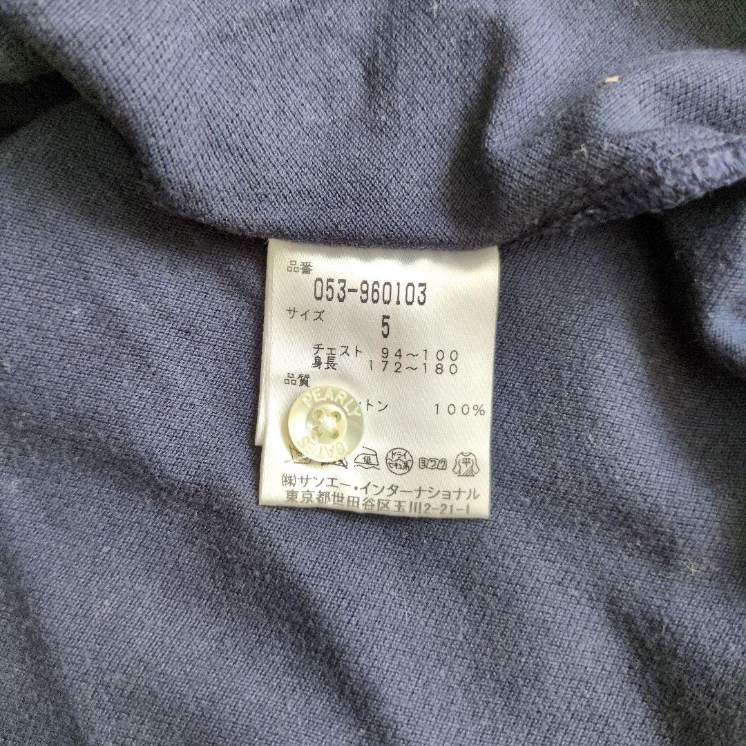 【美品】パーリーゲッツ　ネイビー　大きいサイズ　ゴルフ　ポロシャツ　2XL