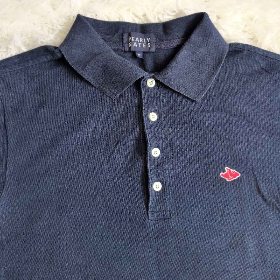 【美品】パーリーゲッツ　ネイビー　大きいサイズ　ゴルフ　ポロシャツ　2XL