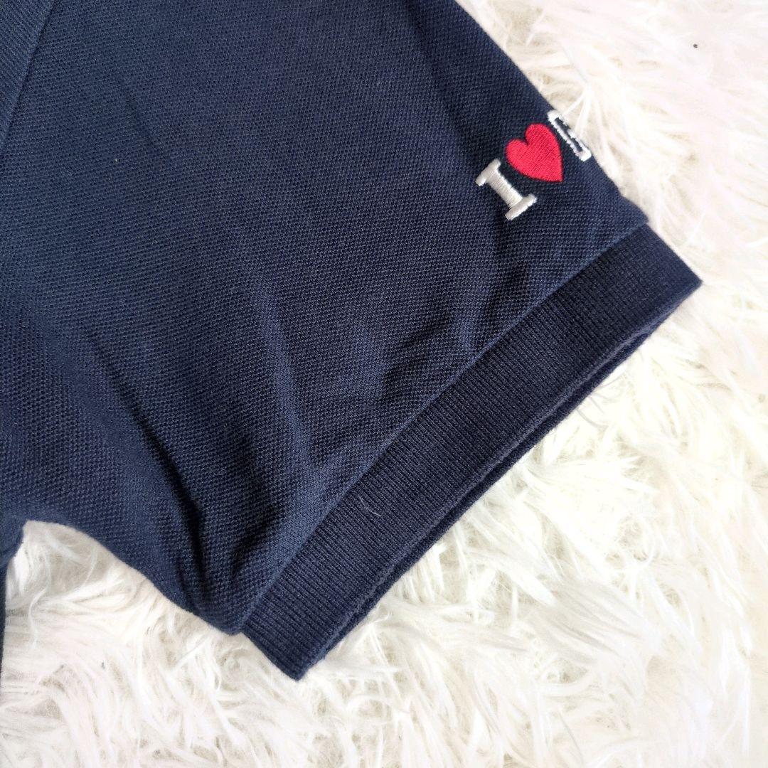 【美品】パーリーゲッツ　ネイビー　大きいサイズ　ゴルフ　ポロシャツ　2XL