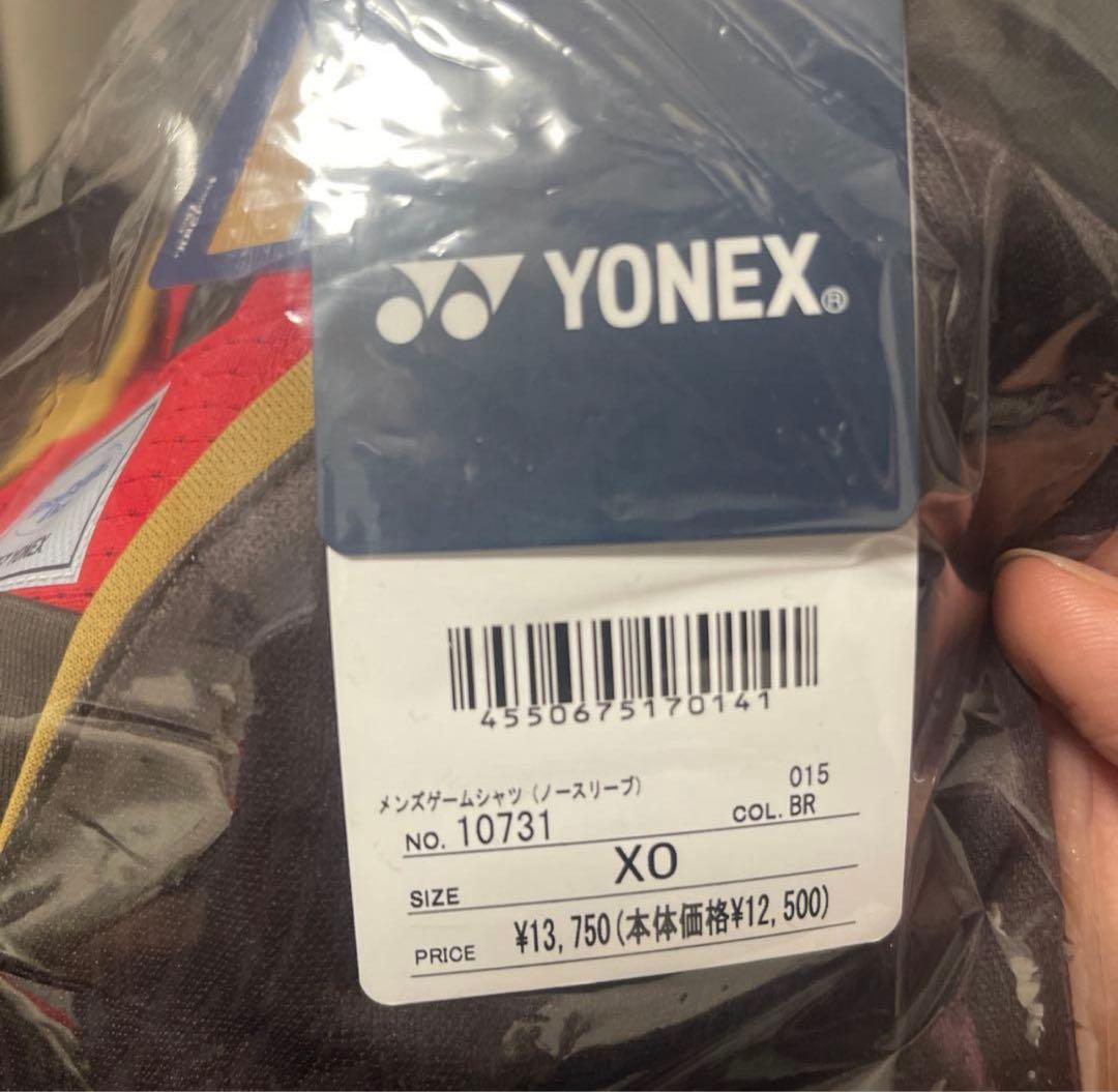 YONEX バドミントン シャツ XOサイズ ブラウン