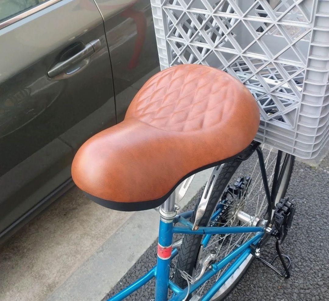 日本未発売！？インパクト大。自転車サドル 巨大サドル カスタム等