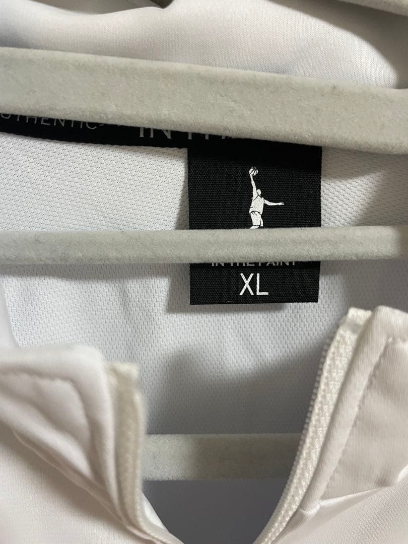 専修バスケ ハーフジップシャツ 緑と白のXL2枚セット
