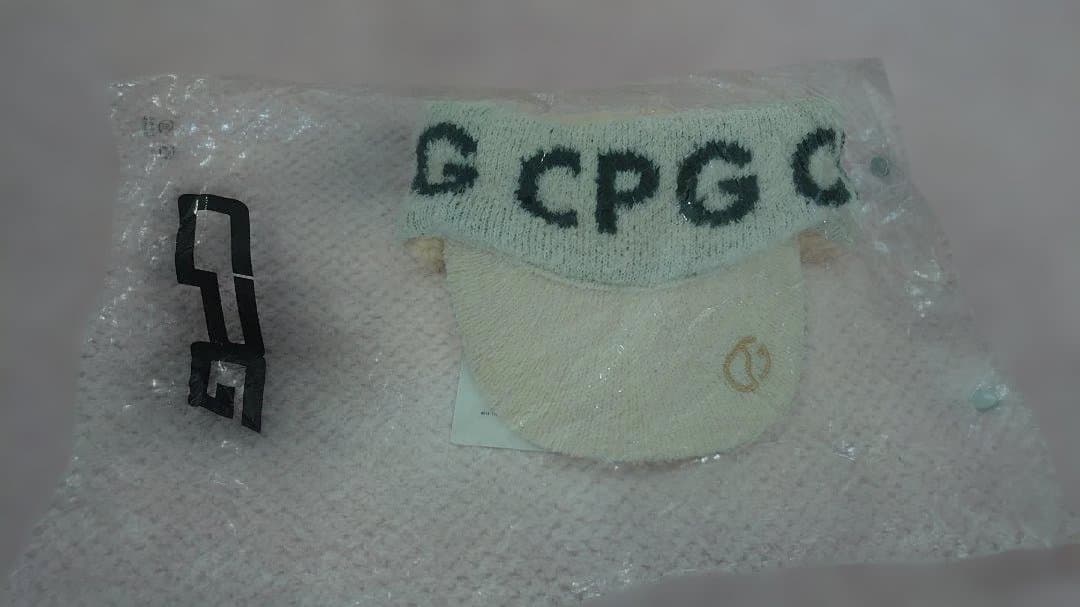 CPG GOLF シーピージーゴルフ　ニットバイザー　ウール素材